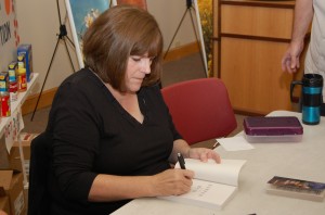 Susan signing Susan Signing